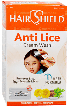 Hairshield New Anti Lice Cream Wash 30Ml