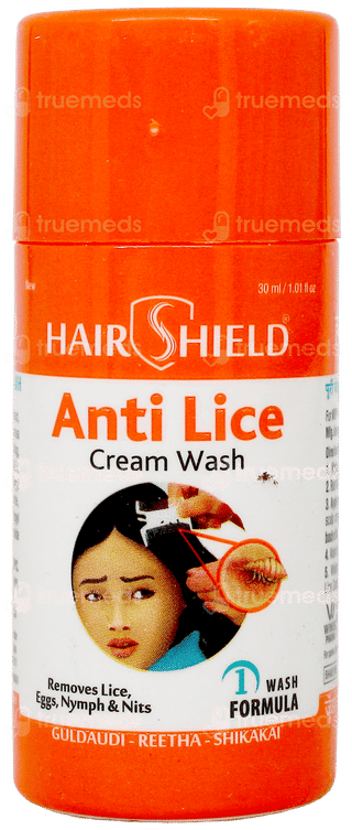 Hairshield New Anti Lice Cream Wash 30Ml