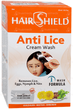 Hairshield New Anti Lice Cream Wash 30ml
