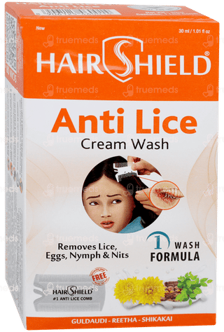 Hairshield New Anti Lice Cream Wash 30ml