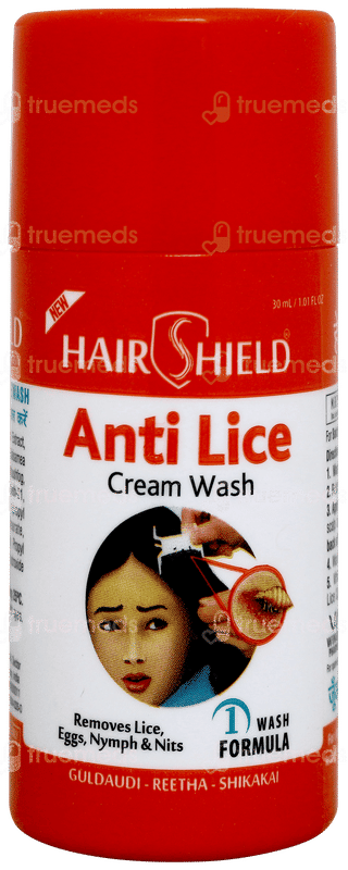 Hairshield New Anti Lice Cream Wash 30ml