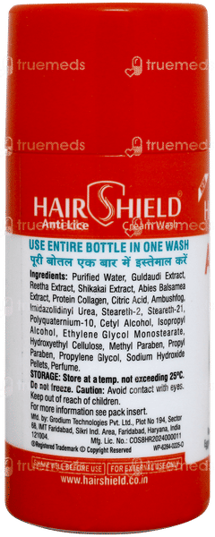 Hairshield New Anti Lice Cream Wash 30ml