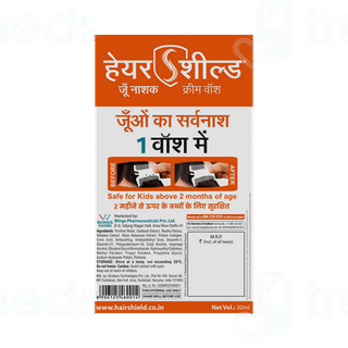 Hairshield New Anti Lice Cream Wash 30ml