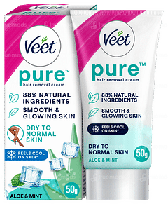 Veet Pure Dry To Normal Skin Hair Removal Cream 50gm