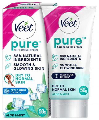 Veet Pure Dry To Normal Skin Hair Removal Cream 50gm
