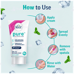 Veet Pure Dry To Normal Skin Hair Removal Cream 50gm