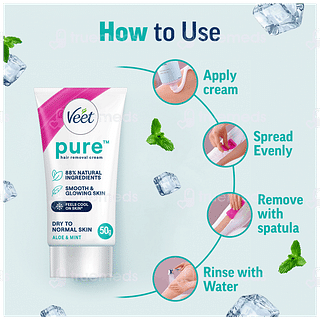 Veet Pure Dry To Normal Skin Hair Removal Cream 50gm