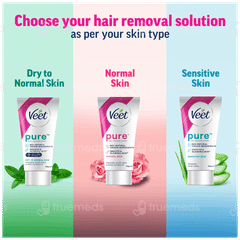 Veet Pure Dry To Normal Skin Hair Removal Cream 50gm