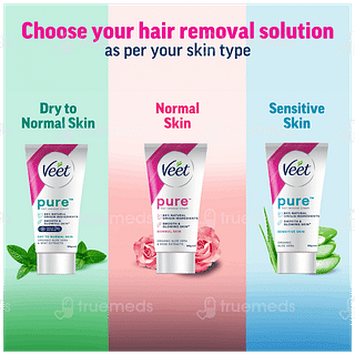 Veet Pure Dry To Normal Skin Hair Removal Cream 50gm
