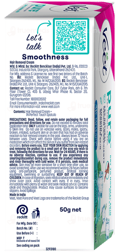 Veet Pure Dry To Normal Skin Hair Removal Cream 50gm