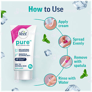 Veet Pure Dry To Normal Skin Hair Removal Cream 30gm