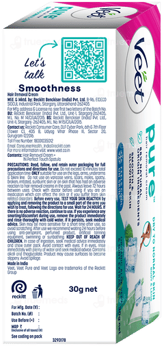Veet Pure Dry To Normal Skin Hair Removal Cream 30gm