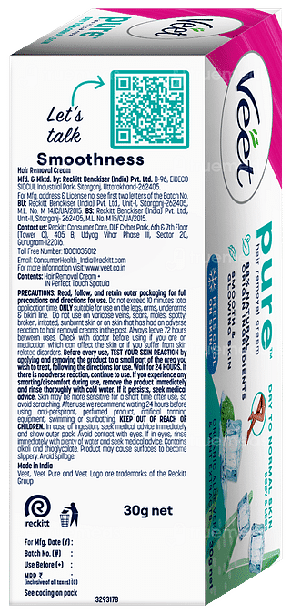 Veet Pure Dry To Normal Skin Hair Removal Cream 30gm