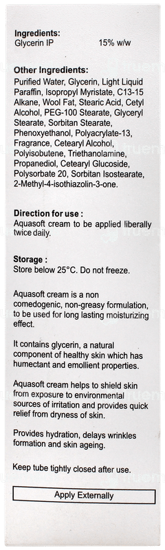 Aquasoft Moisturising Cream 60gm