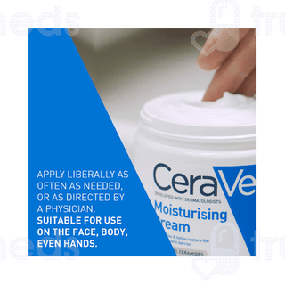 Cerave Moisturizing Dry To Very Dry Skin Cream 340gm