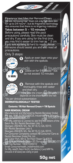 Veet Men Sensitive Skin Hair Removal Cream 50gm