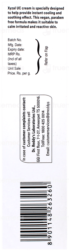 Xyzal Uc Cream 50gm