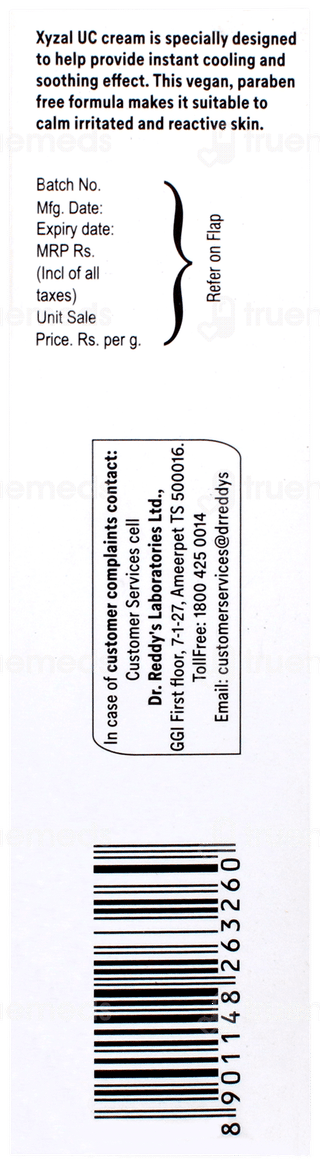 Xyzal Uc Cream 50gm