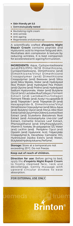 Brinton Dexperts Night Repair Cream 30gm