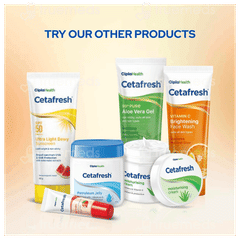 Cetafresh Spf 50 Pa+++ Ultra Light Dewy Sunscreen 50Gm