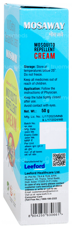 Mosaway Mosquito Repellent Cream 50gm