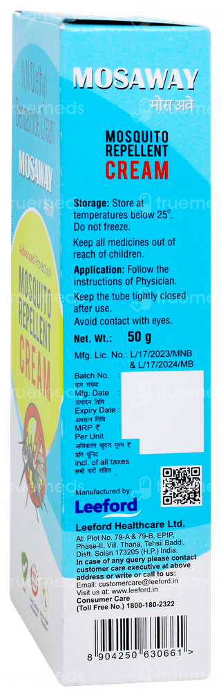 Mosaway Mosquito Repellent Cream 50gm