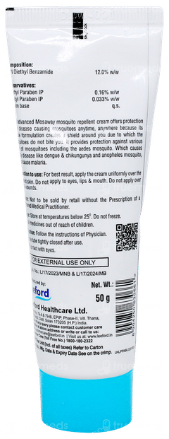 Mosaway Mosquito Repellent Cream 50gm