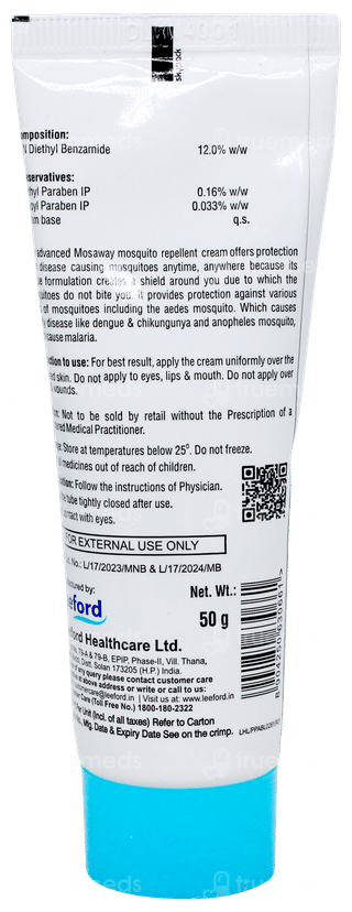 Mosaway Mosquito Repellent Cream 50gm