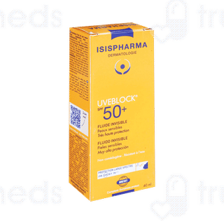 Isispharma Uve Block Spf 50+ Sensitive Skin Invisible Fluid 40Ml