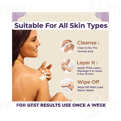 Sanfe Instalite Glycoclear Tan Removal Wipe Off Cream 200Gm