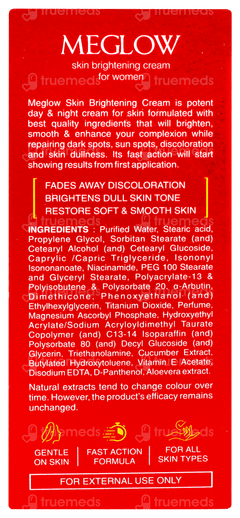 Meglow Women Skin Brightening Cream 50gm