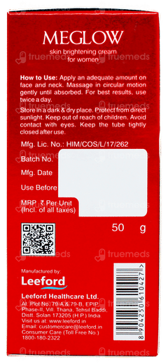 Meglow Women Skin Brightening Cream 50gm