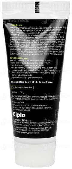 Lumacip Skin Lightening & Brightening Complex 30gm