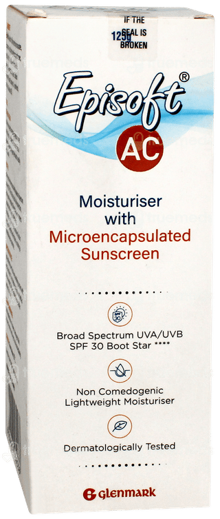 Episoft Ac Spf 30 Moisturiser With Microencapsulated Sunscreen 125gm