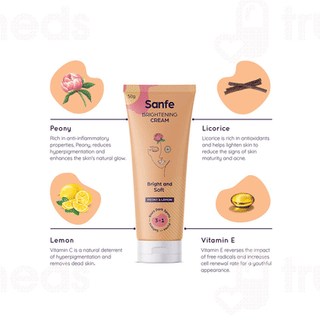 Sanfe Brightening Peony & Lemon Cream 50Gm