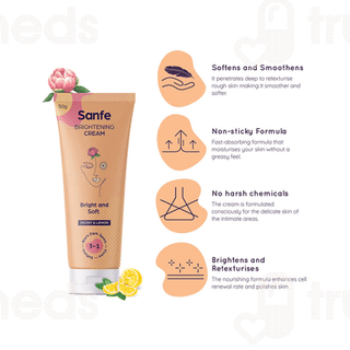 Sanfe Brightening Peony & Lemon Cream 50Gm
