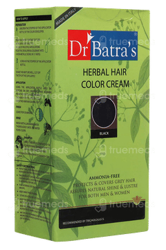 Dr Batras Black Herbal Hair Color Cream 130Ml