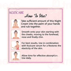 Kozicare Skin Lightening & Brightening Nourishing Night Cream 50gm