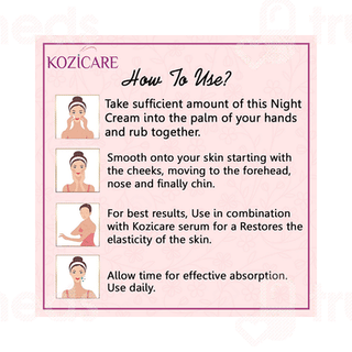 Kozicare Skin Lightening & Brightening Nourishing Night Cream 50gm