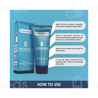 Bionova E Vitasoft 6000iu Vitamin E Cream 100ml
