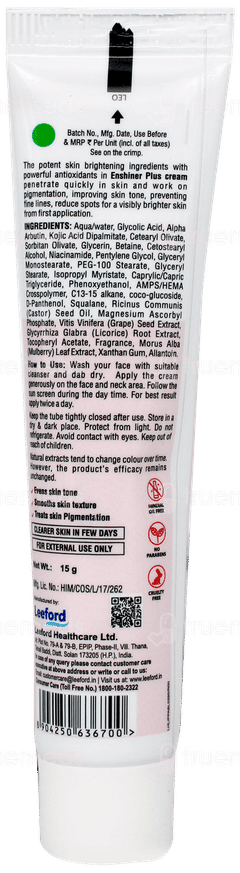 Enshiner Plus Cream 15gm