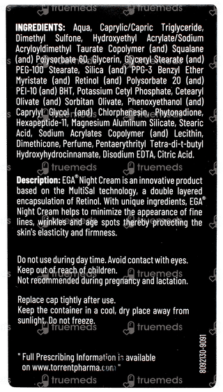 Ega Night Cream 30gm