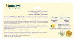 Himalaya Baby Rash Relief Cream With Pure Cow Ghee 20Gm