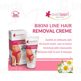 Everteen Natural Bikini Line Hair Remover Creme 100Gm