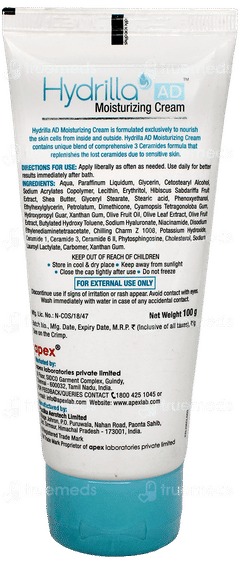 Hydrilla Ad Moisturizing Cream 100Gm