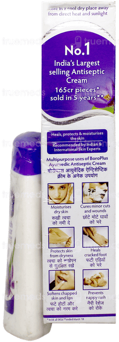 Boro Plus Advanced Cream 80Ml With Boro Plus Doodh Kesar Body Lotion 40Ml Free