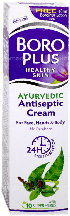 Boro Plus Advanced Cream 80Ml With Boro Plus Doodh Kesar Body Lotion 40Ml Free
