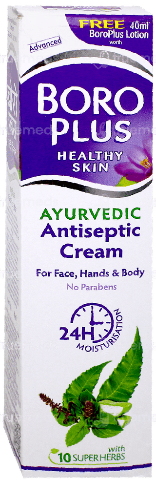 Boro Plus Advanced Cream 80Ml With Boro Plus Doodh Kesar Body Lotion 40Ml Free