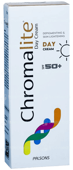 Chromalite Spf 50+ Depigmenting & Skin Lightening Day Cream 20Gm Chromalite Spf 50+ Depigmenting & Skin Lightening Day Cream 20Gm