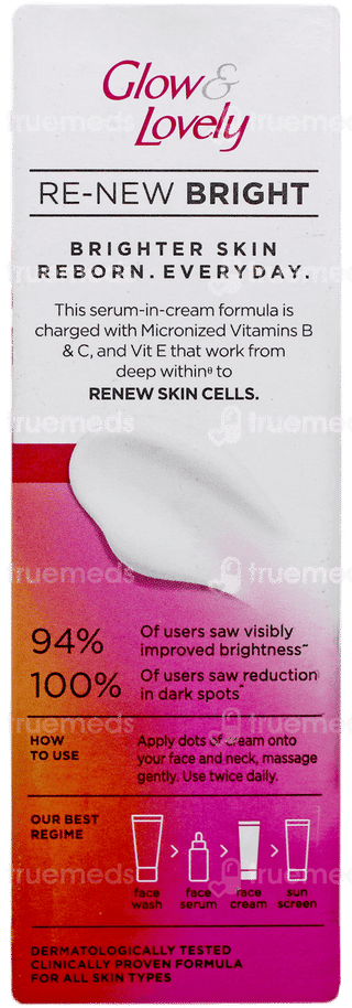 Glow & Lovely Re New Bright Cream 25gm